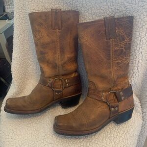 Vintage Frye harness boots womens size 8